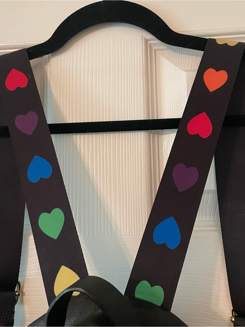 Betsey Johnson Black Heart Leather Bag - Picture 3 of 6